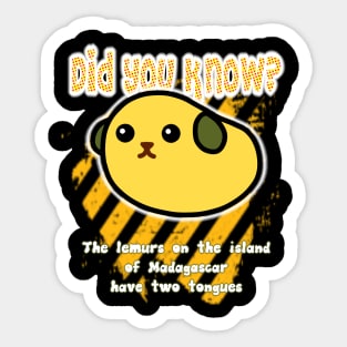 Did you know? 12 Sticker